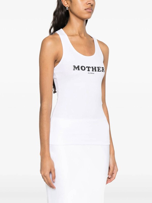 The Best Shops STELLA McCARTNEY: Top e canotte - Top canottiera per impronte di testo