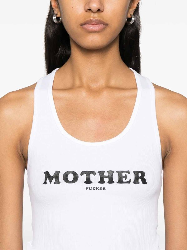 STELLA McCARTNEY buy online Top canottiera per impronte di testo