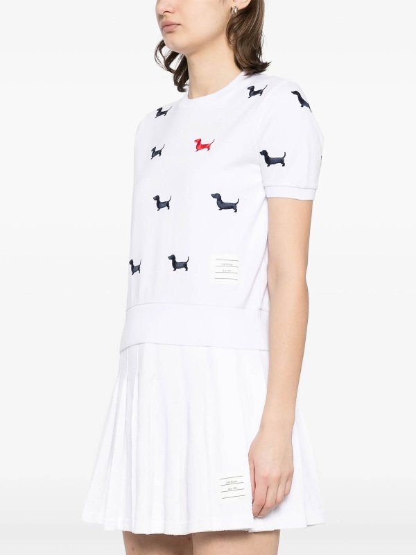 The Best Shops THOM BROWNE: Camisetas - Camiseta - Blanco