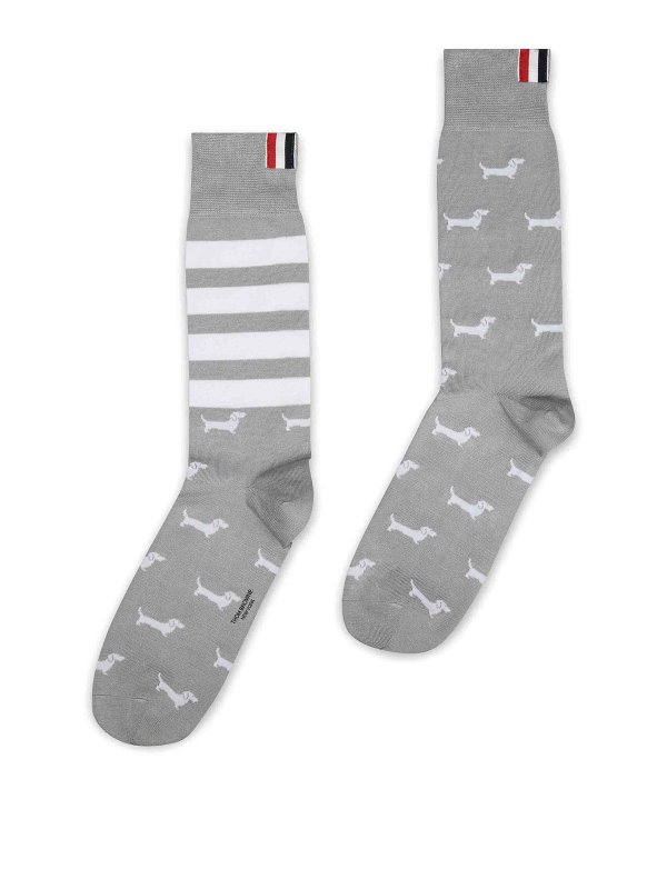 THOM BROWNE: 靴下 - ソックス - グレー