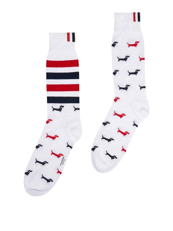 THOM BROWNE: 靴下 - ソックス - 白
