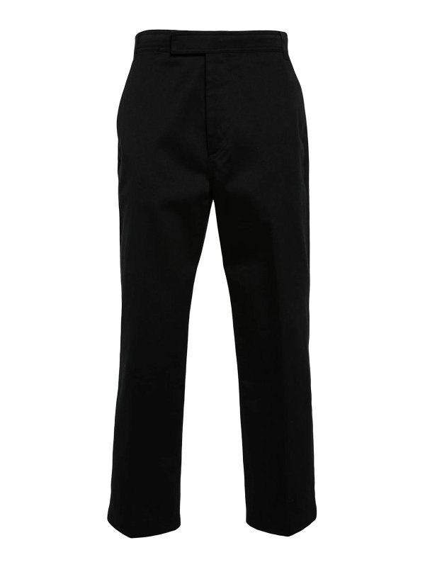 THOM BROWNE: Pantalons casual - Pantalons Décontractés - Noir