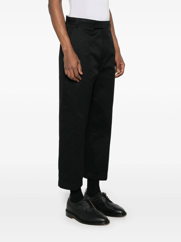 The Best Shops THOM BROWNE: Pantalons casual - Pantalons Décontractés - Noir