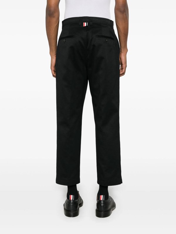 Pantalons Décontractés - Noir shop online: THOM BROWNE