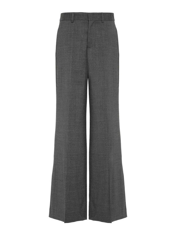 P.A.R.O.S.H.: casual trousers - Lille Wide-Leg Pants