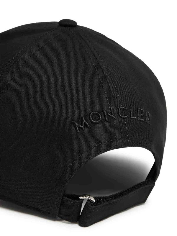 MONCLER: hats & caps online - Logo-Patch Baseball Cap