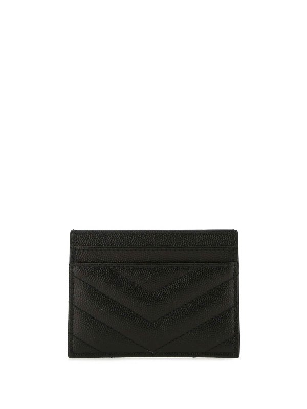 SAINT LAURENT: wallets & purses online - Monogram Quilted Card Holder
