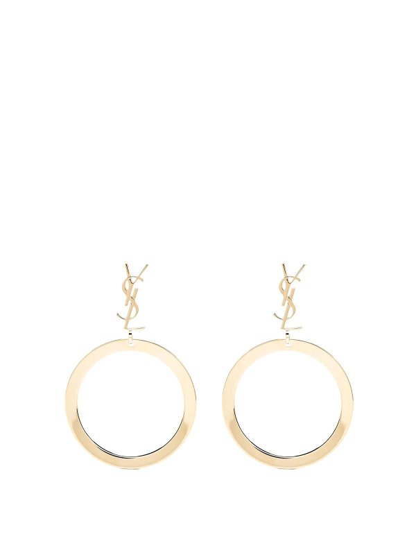 SAINT LAURENT: Earrings - Ysl Cassandre Drop Earrings
