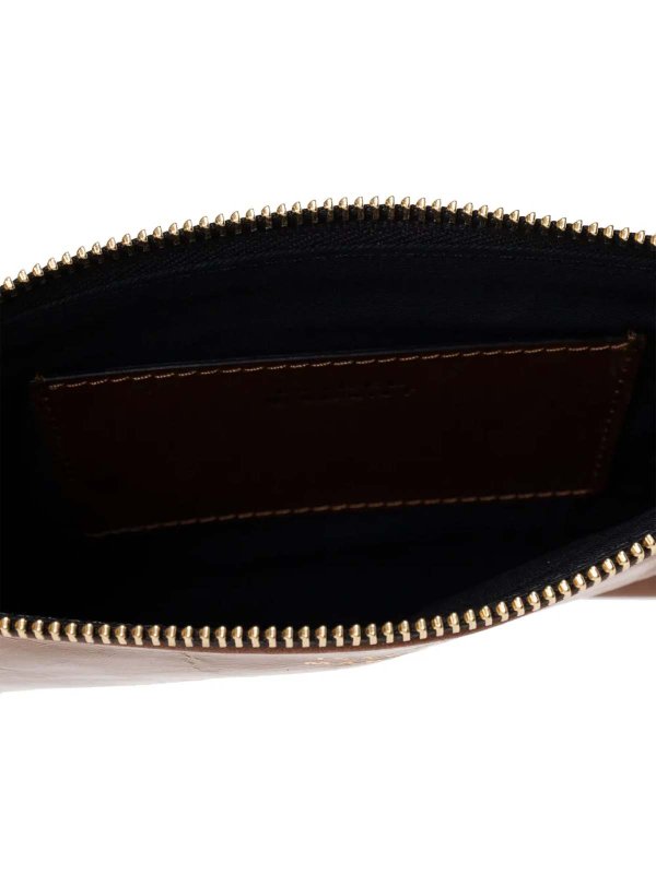 ISABEL MARANT buy online Mino Crinkled-Effect Leather Clutch Bag