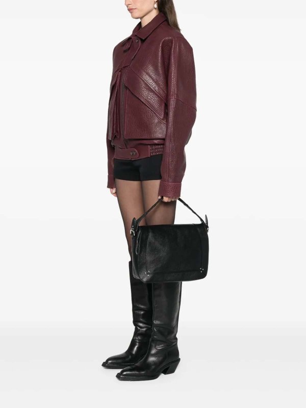 JÉRÔME DREYFUSS: totes bags online - Pepito Medium Leather Tote Bag