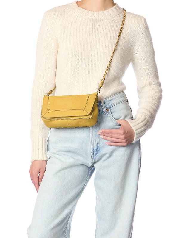 JÉRÔME DREYFUSS: クロスボディバッグ online - クロスボディバッグ - イエロー