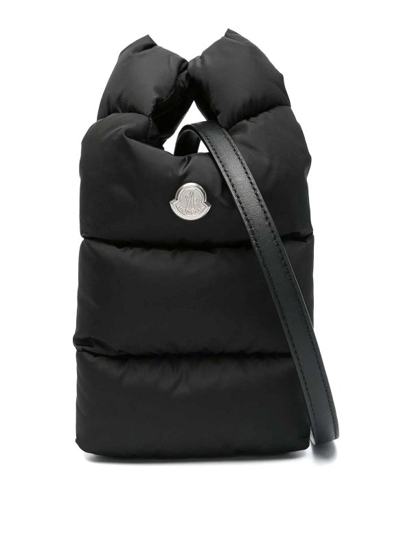 MONCLER: Sacs à main - Sac Cabas - Noir