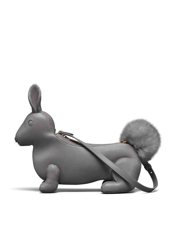 THOM BROWNE: ショルダーバッグ - ショルダーバッグ - グレー