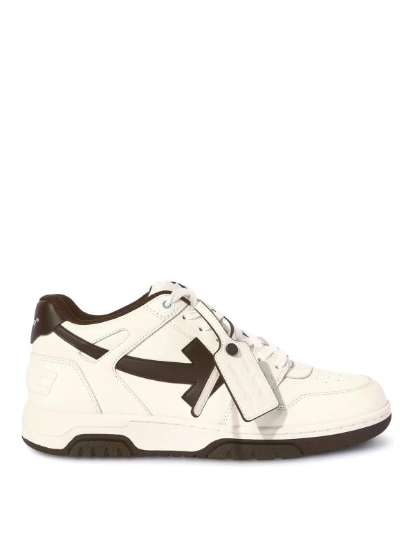 OFF-WHITE: sneakers - Sneaker in pelle