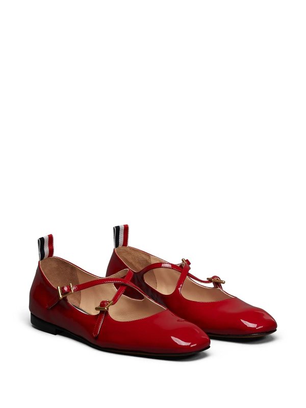 THOM BROWNE: flat shoes online - Thom John Ballet Flats
