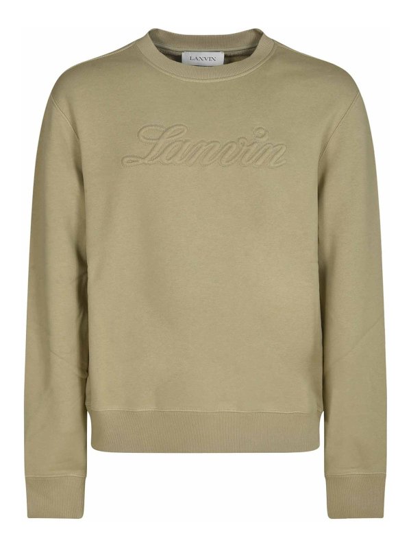 LANVIN: Sudaderas y suéteres - Sudadera - Verde Claro