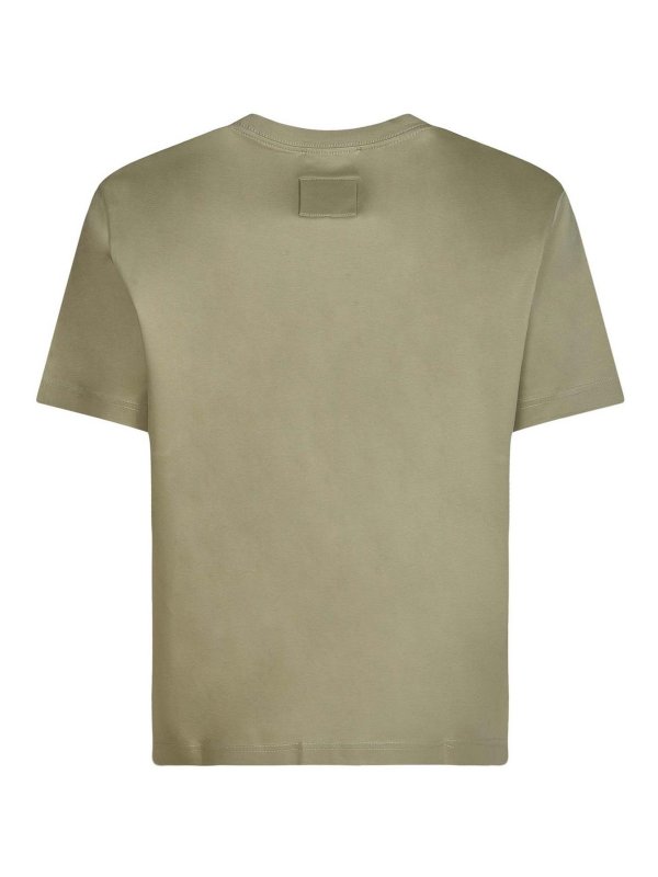 LANVIN: T-shirts online - T-Shirt - Vert Clair