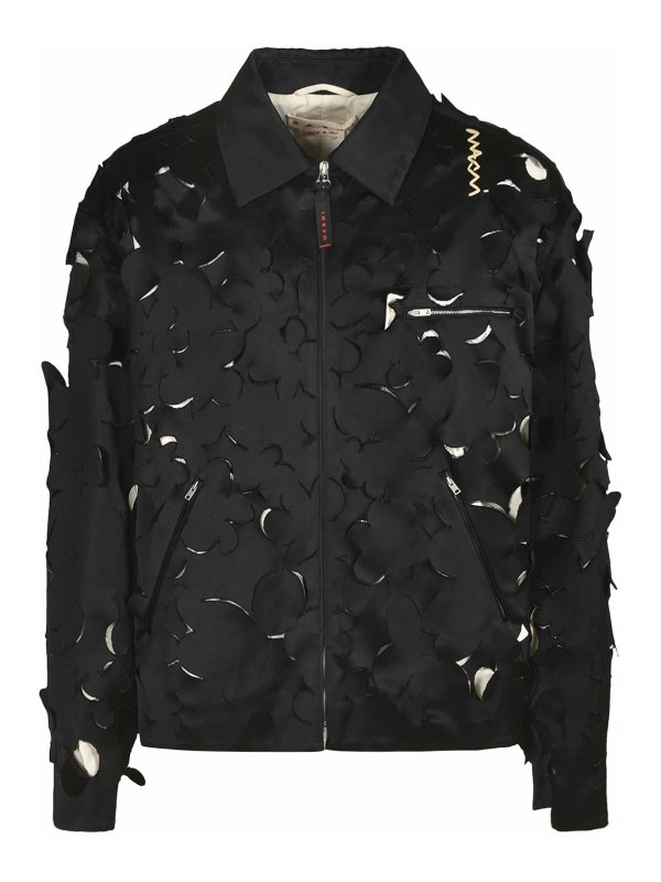 Marni: ショートコート - ショートコート - ブルー