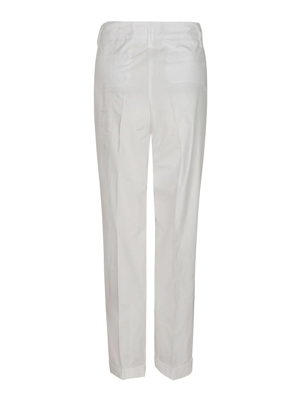 P.A.R.O.S.H.: Pantalons casual online - Pantalons Décontractés - Blanc