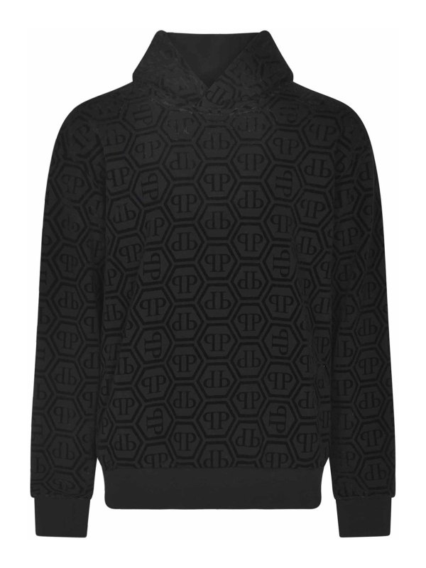 PHILIPP PLEIN: スウェット＆セーター - スウェットシャツ/セーター - 黒