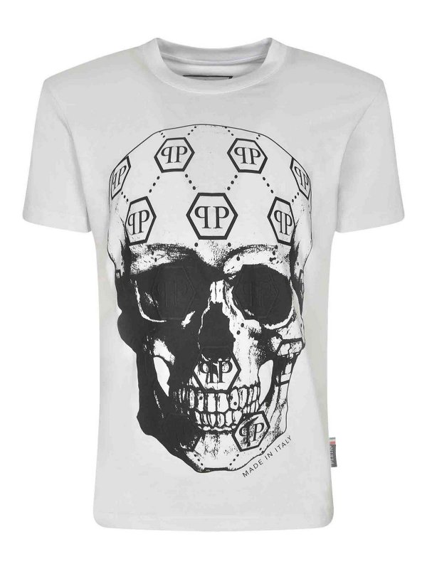 PHILIPP PLEIN: Tシャツ - Tシャツ - 白