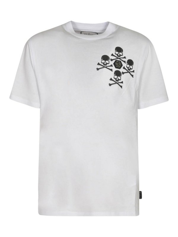 PHILIPP PLEIN: T-shirts - T-Shirt - Weiß