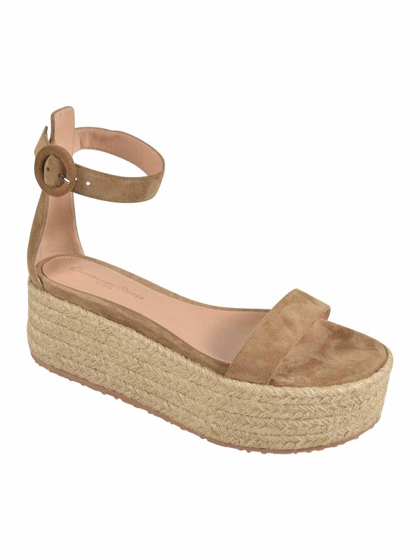 Gianvito Rossi: サンダル online - サンダル - ブラウン