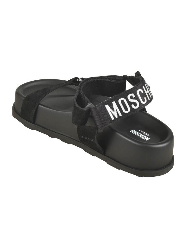 The Best Shops MOSCHINO: sandals - Logo sandals