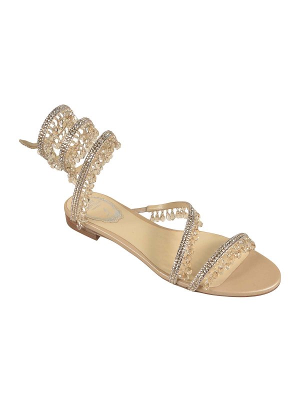 RENE CAOVILLA: サンダル online - サンダル - 白