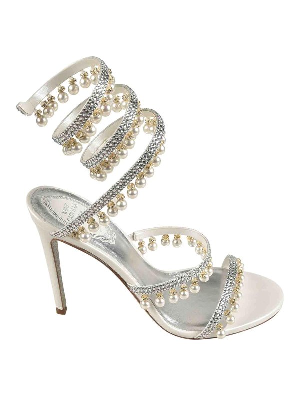 RENE CAOVILLA: サンダル - サンダル - 白