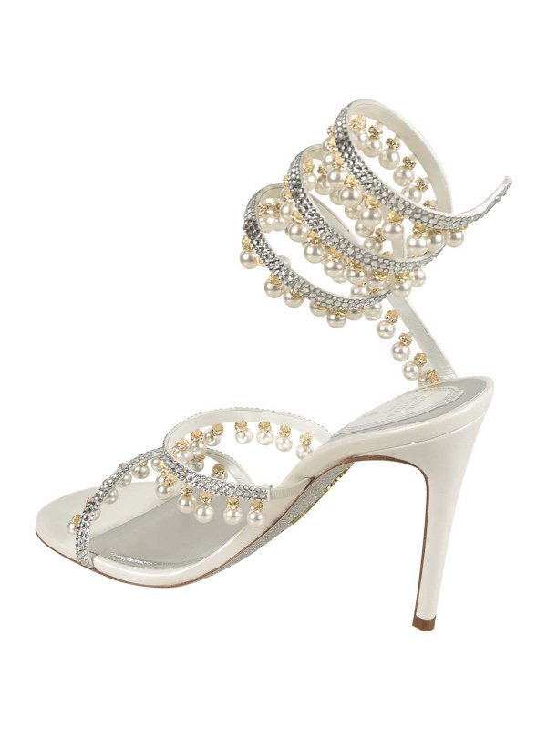 The Best Shops RENE CAOVILLA: サンダル - サンダル - 白