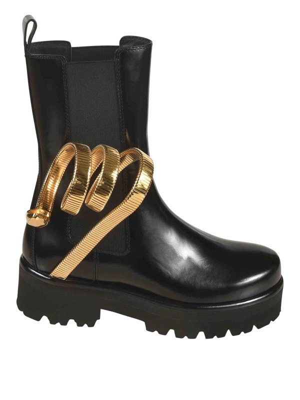 RENE CAOVILLA: ブーティー - アンクルブーツ - 白