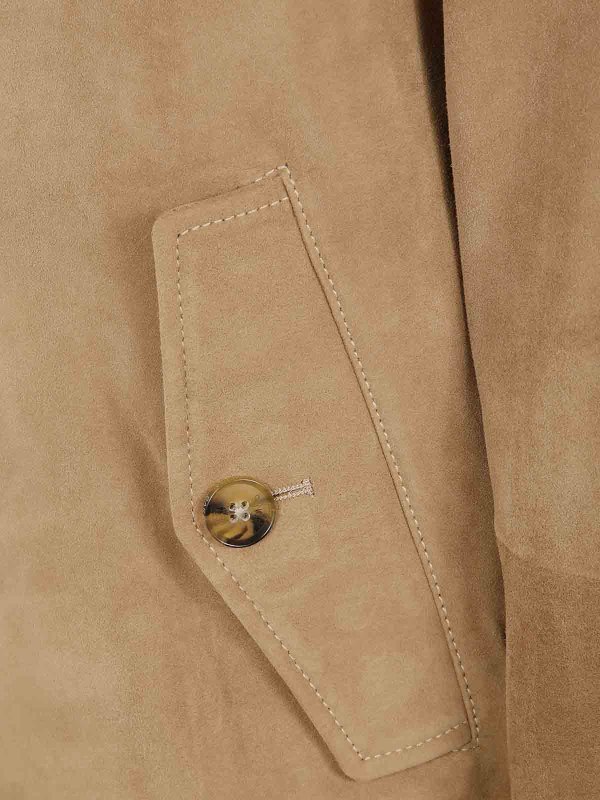 The Best Shops BARACUTA: Lederjacken - Lederjacke - Grau