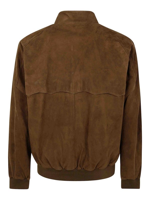 BARACUTA: leather jacket online - Suede Sport Jacket