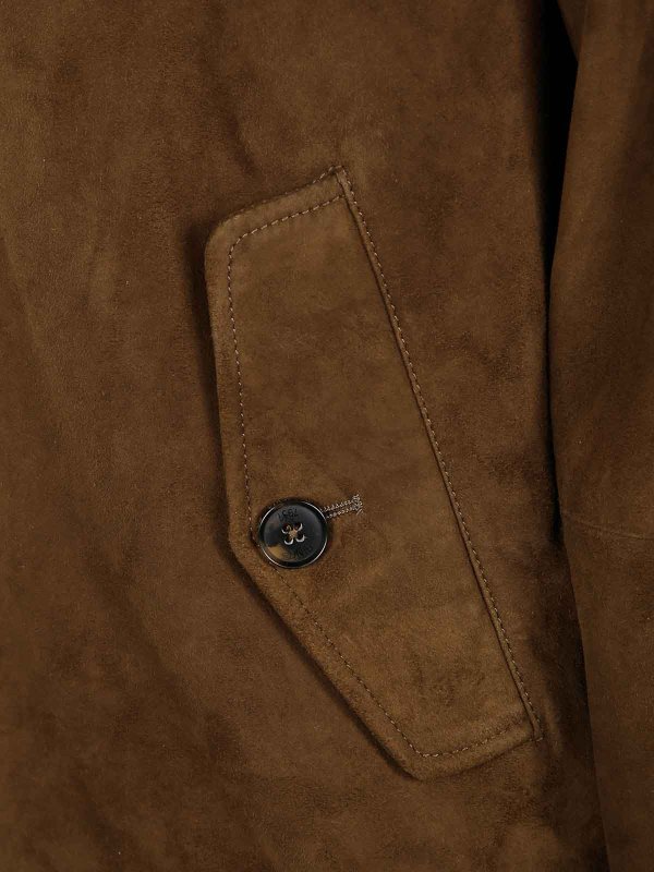 The Best Shops BARACUTA: leather jacket - Suede Sport Jacket