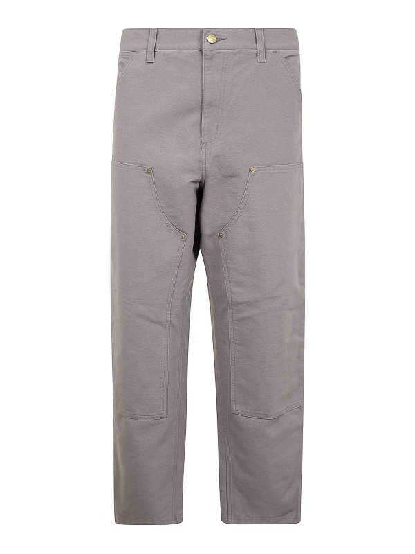 CARHARTT: Pantalons casual - Pantalons Décontractés - Gris