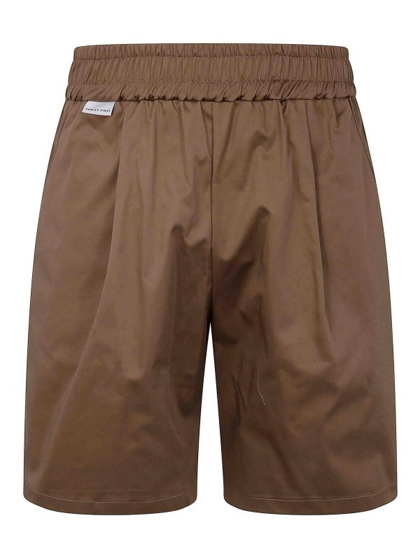 FAMILY FIRST: トラウザーショーツ - ショートパンツ - ヌードカラー