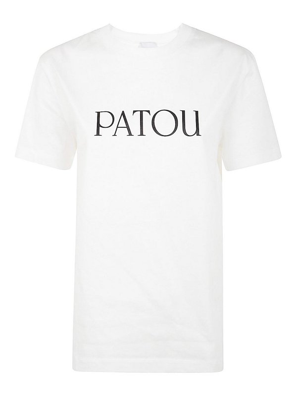 PATOU: Tシャツ - Tシャツ - 白