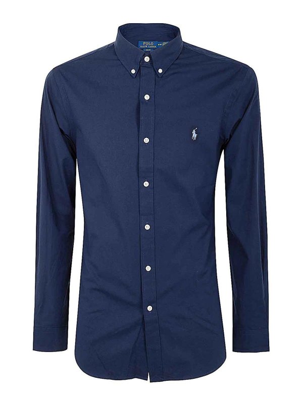 POLO RALPH LAUREN: シャツ - シャツ - ブルー