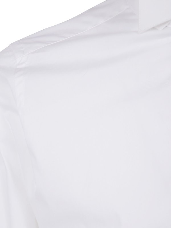 The Best Shops TINTORIA MATTEI: shirts - Classic Cotton Stretch Shirt