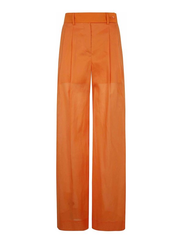 ALBERTA FERRETTI: casual trousers - Organzed Muslin Trousers
