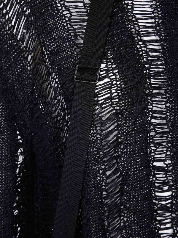 The Best Shops ANN DEMEULEMEESTER: Col bateau - Pull Col Bateau - Noir