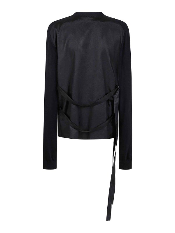 ANN DEMEULEMEESTER: cardigan online - Cardigan di clousure asimmetrica zofia