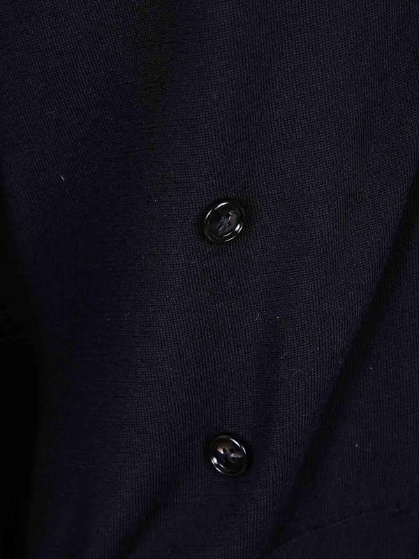 The Best Shops ANN DEMEULEMEESTER: cardigan - Cardigan di clousure asimmetrica zofia