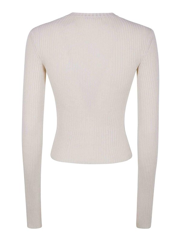 ANN DEMEULEMEESTER: Cardigans online - Cardigan - Weiß