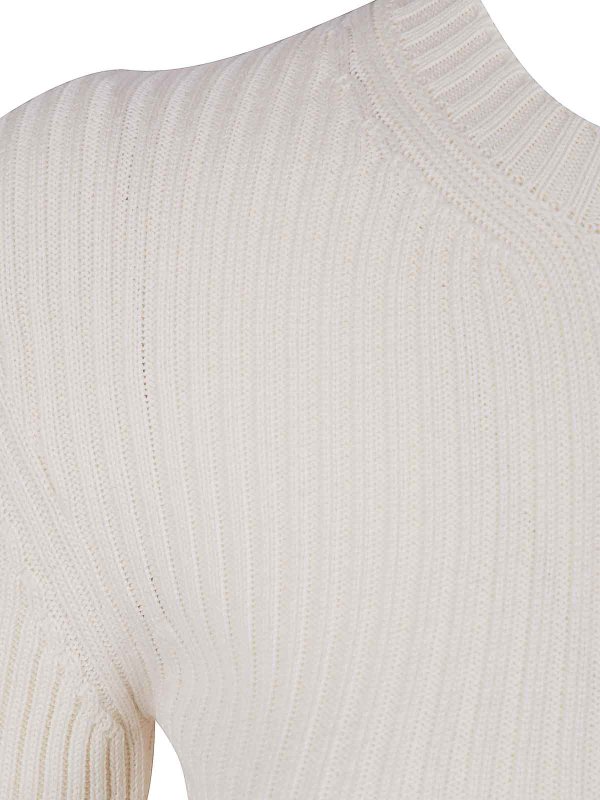 The Best Shops ANN DEMEULEMEESTER: Cardigans - Cardigan - Weiß