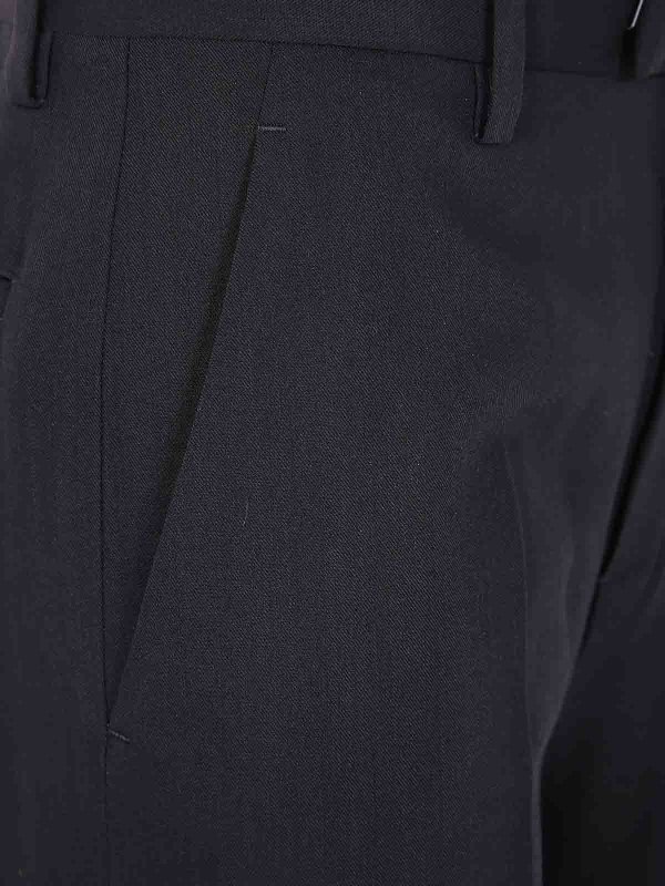 The Best Shops ANN DEMEULEMEESTER: casual trousers - Maaike Flared Leg Comfort Trousers Viscose