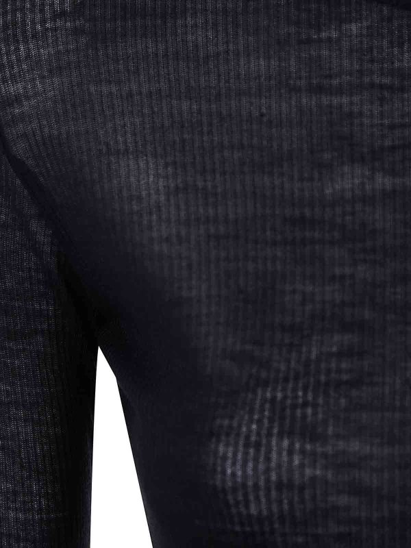 The Best Shops ANN DEMEULEMEESTER: t-shirts - Fiene Slim Fit Long Sleeves T-Shirt Viscose