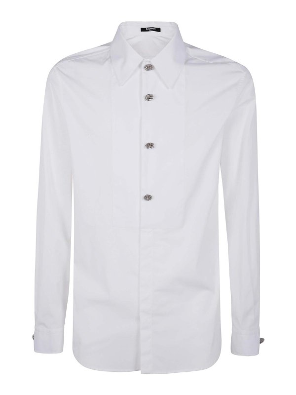 Balmain: Chemises - Chemise - Blanc