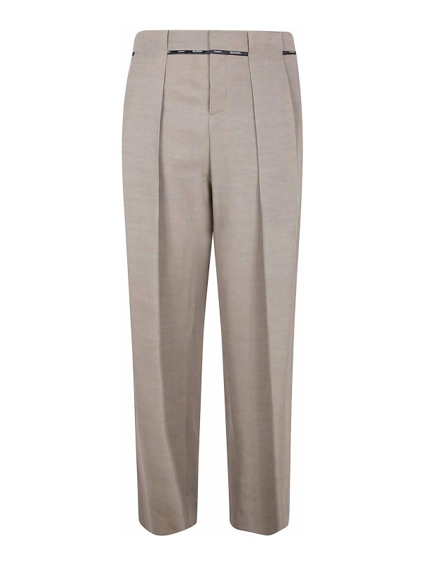 Balmain: テーラードトラウザー - テーラードパンツ - グレー